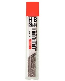 Графити за автоматичен молив Stabilo – HB, 0.5 mm, 12 броя